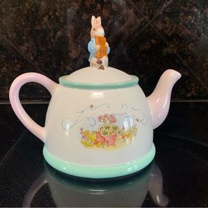 Teapot Beatrix Potter Peter Rabbit Vintage 2002 Telefloral